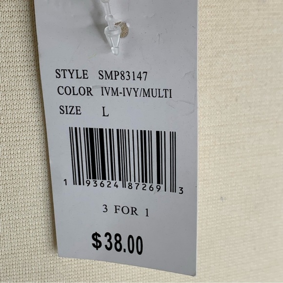 Steve Madden 1” Wide White Leather Belt with Gold Bucket Size Large 34”-38” New - Picture 10 of 11